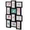 Decorative Modern Wall Mounted Multi Photo Frame Collage Picture Holder for 12 Pictures 4 x 6 Inch, Black